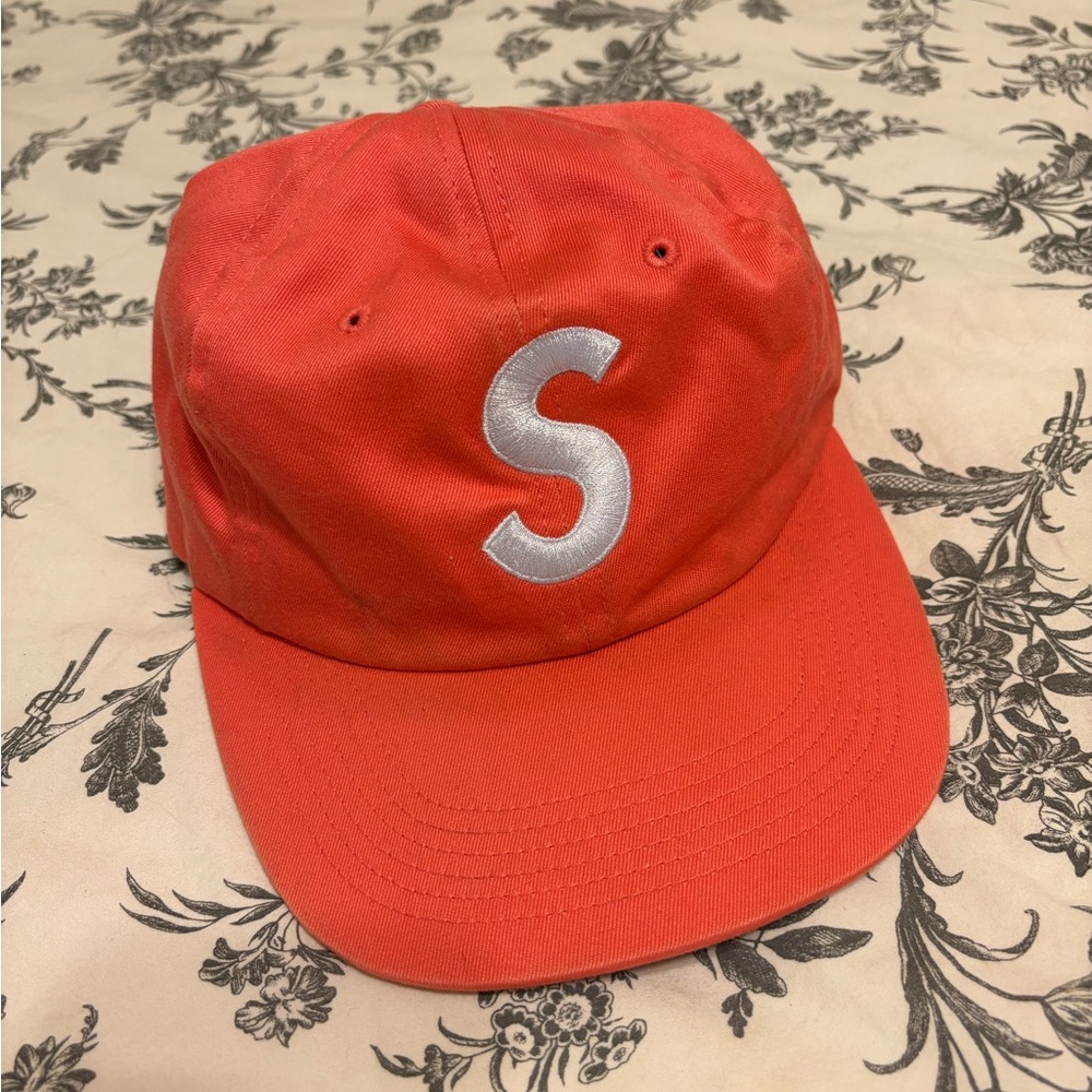 Supreme S Logo 6 Panel Peach